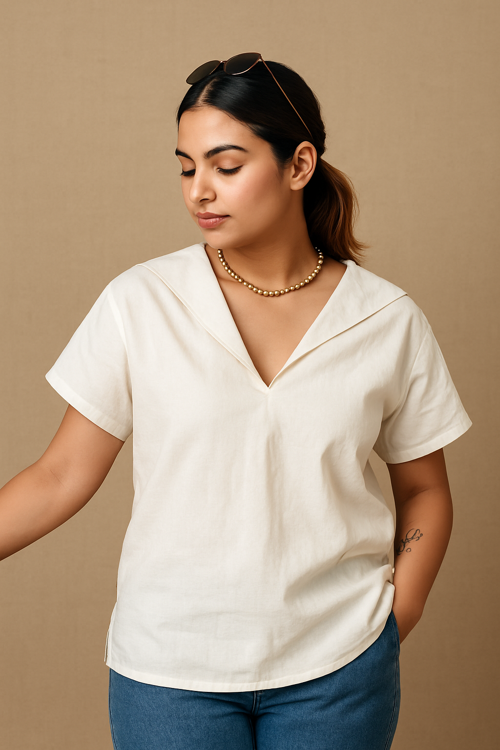 White Cotton Tunic
